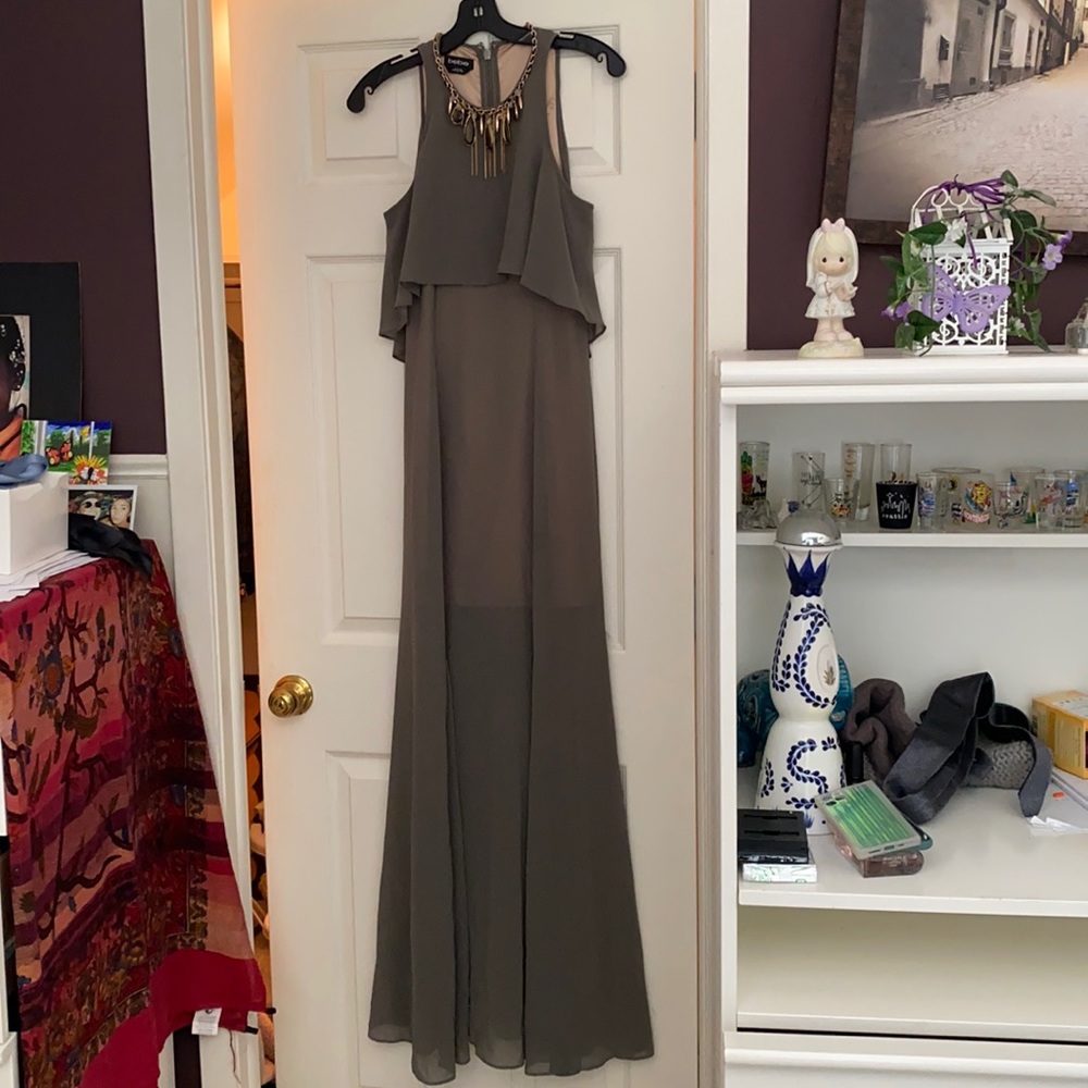 Bebe long dress size 0 worn once